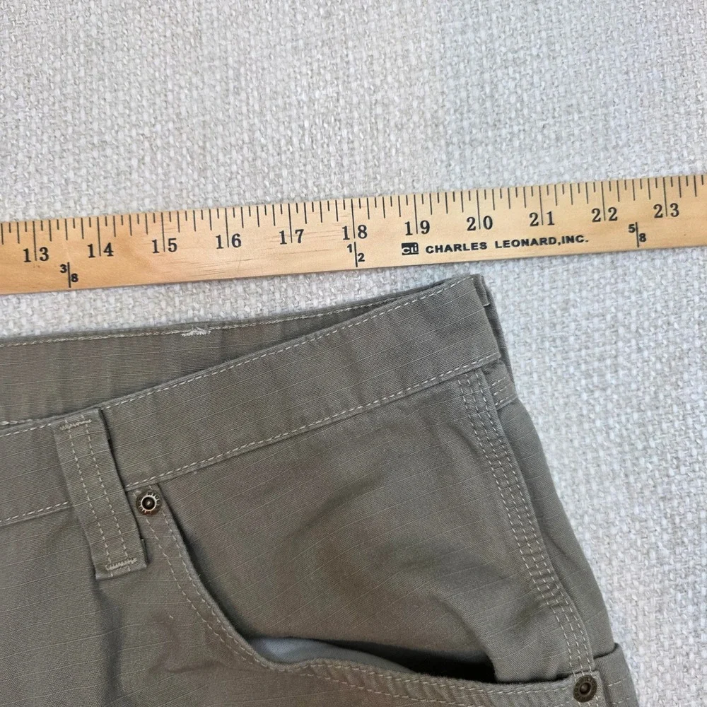 Wrangler Riggs Workwear Mens 40 Ripstop Cargo Shorts Bark Khaki 3W320DK